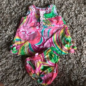 Lilly Pulitzer two piece baby outfit